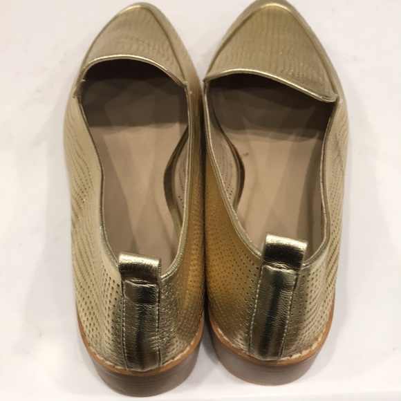 YELLOW GOLD SIZE 9 NWOTTan soles w all LUCIOUS GOLD! - Picture 7 of 8